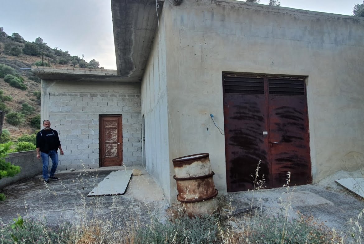Land Plot with farm house in Agia Galini.