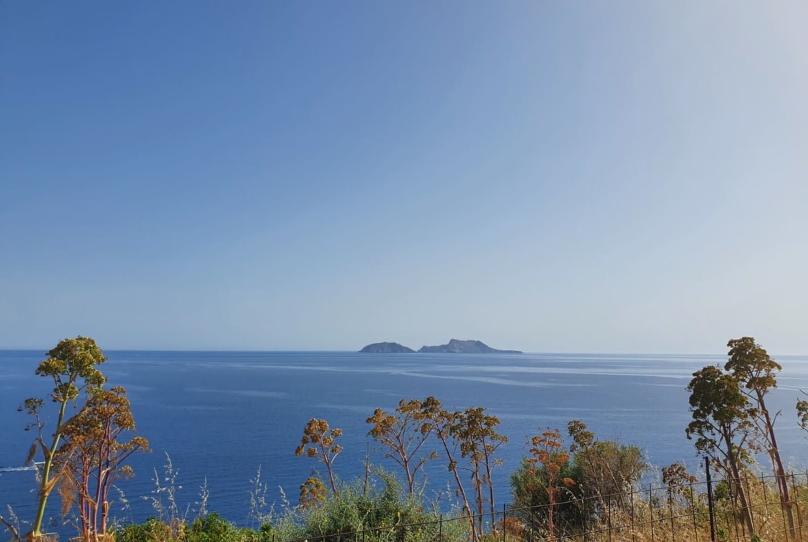 Field with a panoramic view in Sactouria.