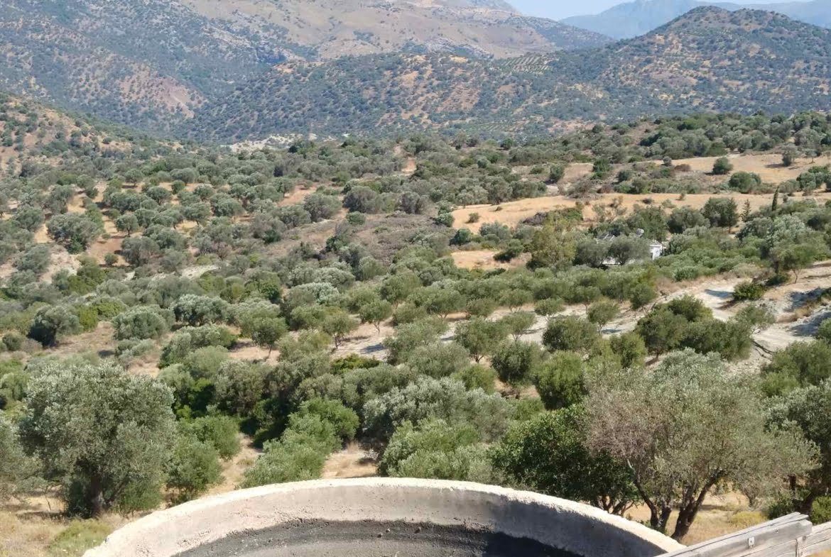 Large plot of 70.000 sq.m. with building in the area of Agia Galini