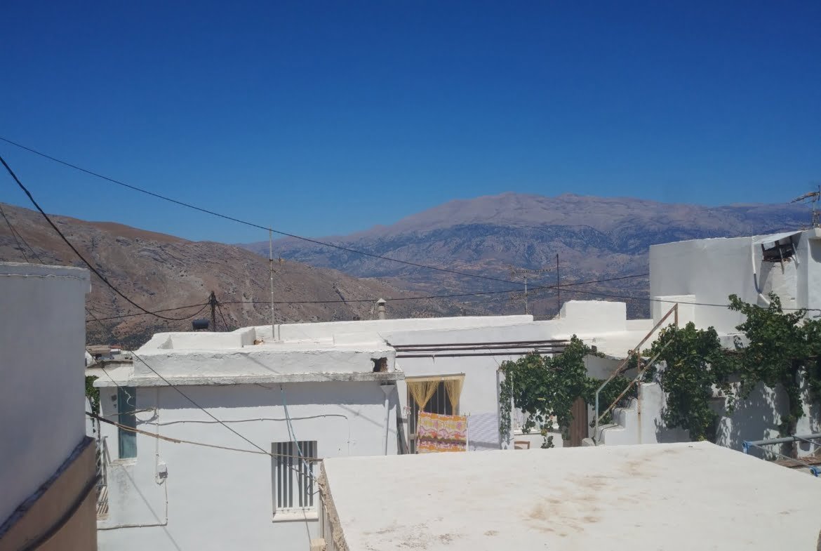 Traditional stone house with mountain views in Melambes.
