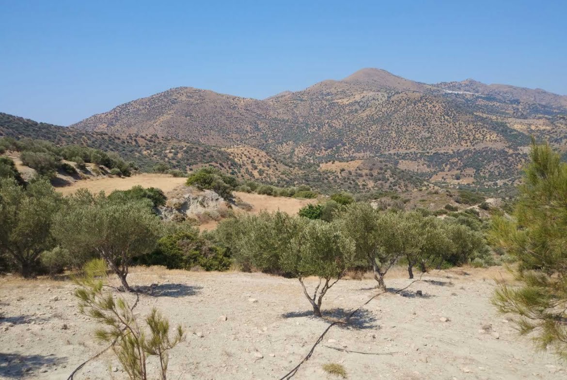 Large plot of 70.000 sq.m. with building in the area of Agia Galini