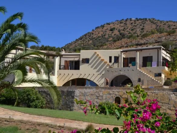 Villa with panoramic sea view.
