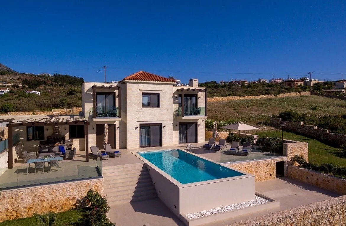 Delina stone villa in Plaka, Chania.