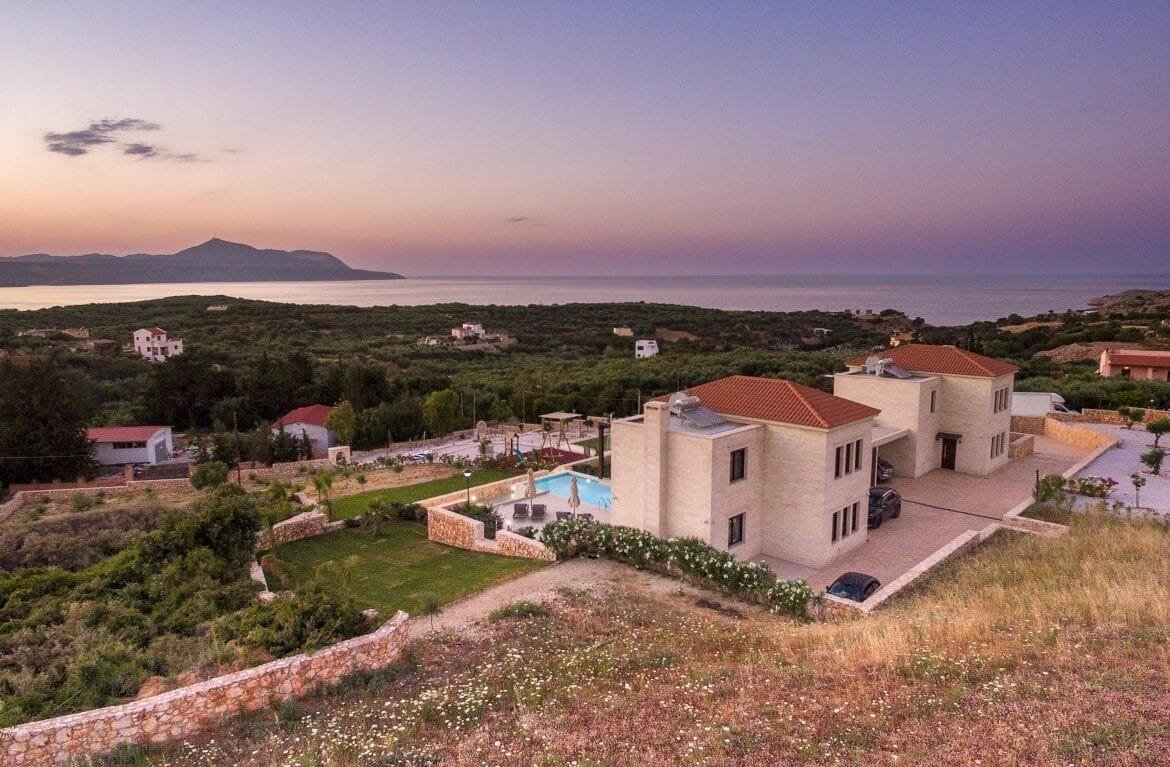 Delina stone villa in Plaka, Chania.