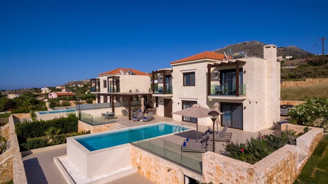 Delina stone villa in Plaka, Chania.
