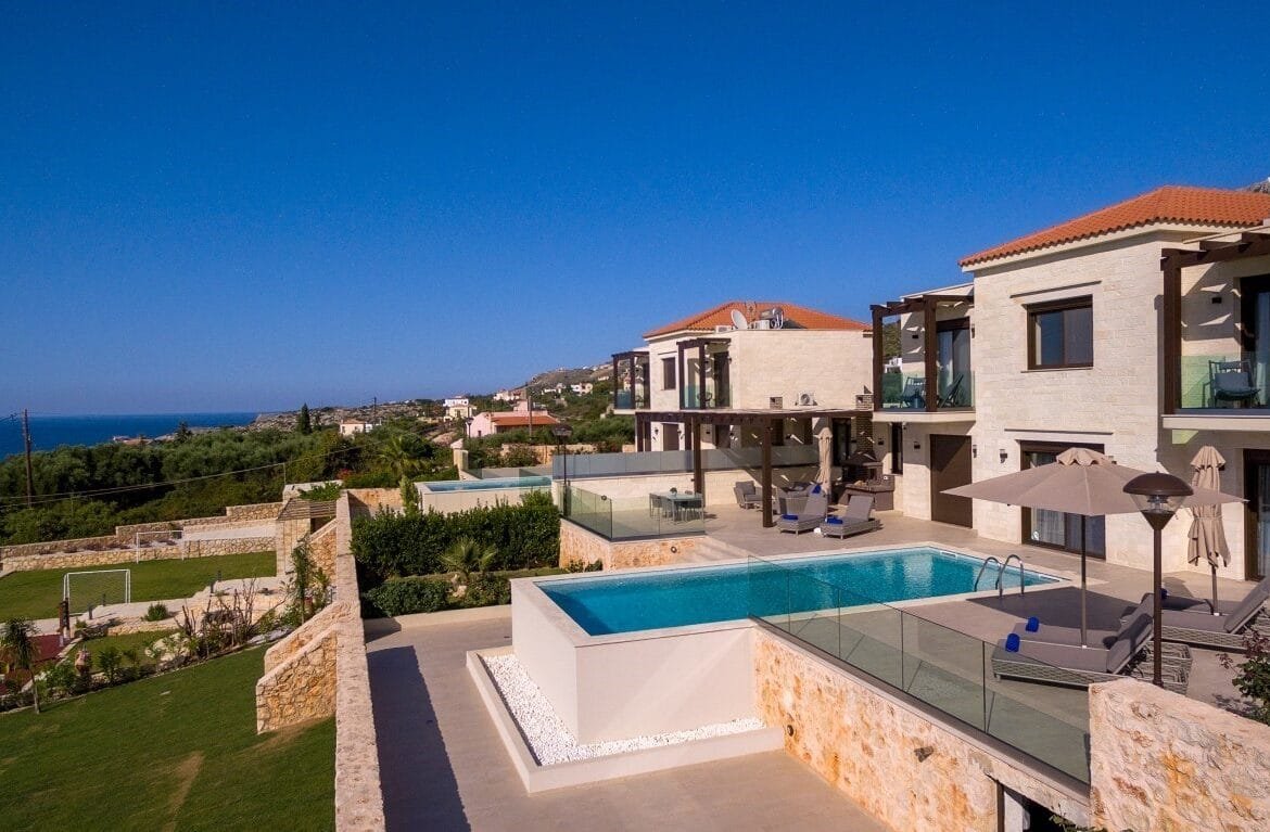 Delina stone villa in Plaka, Chania.