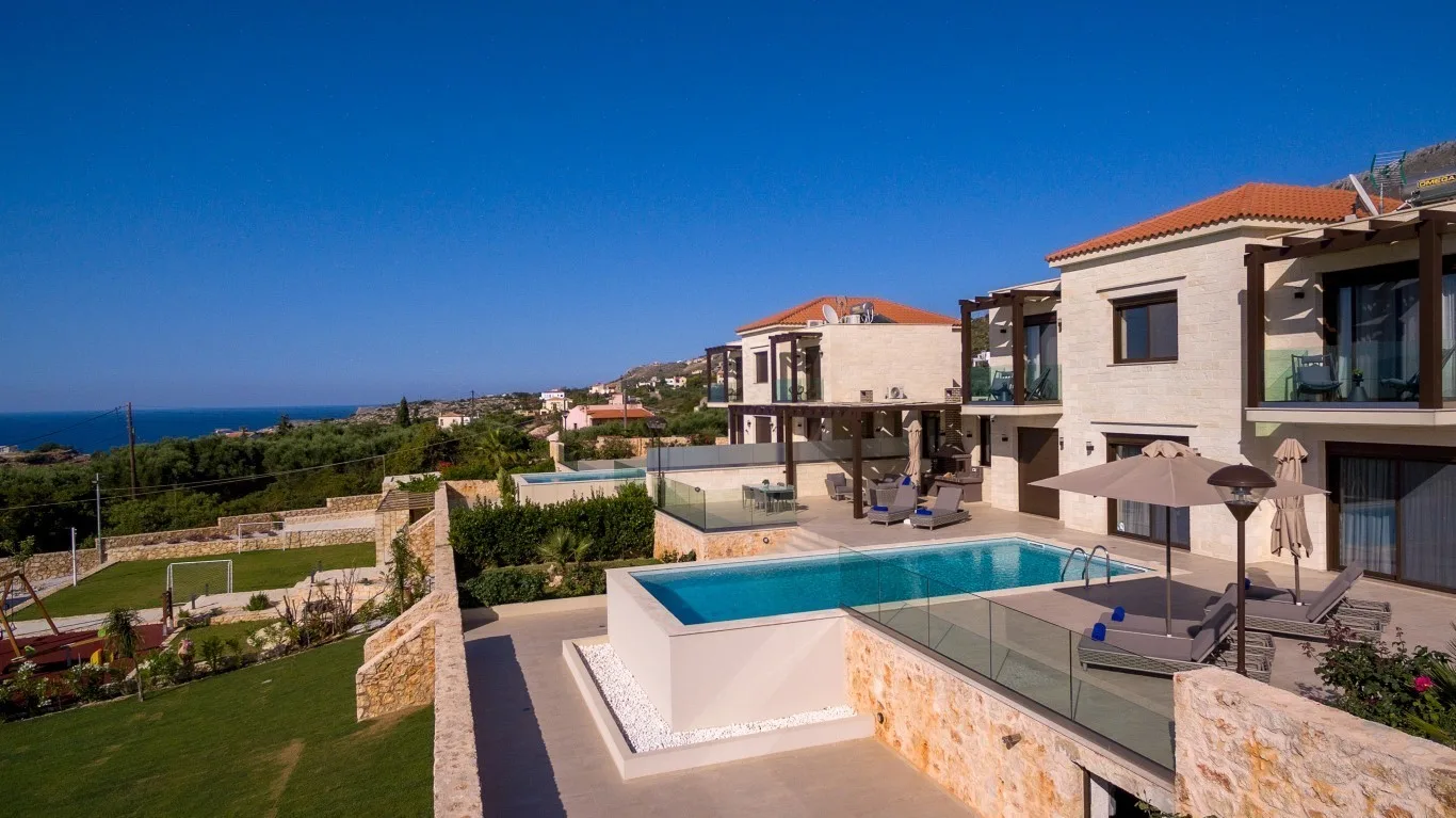 Delina stone villa in Plaka, Chania.
