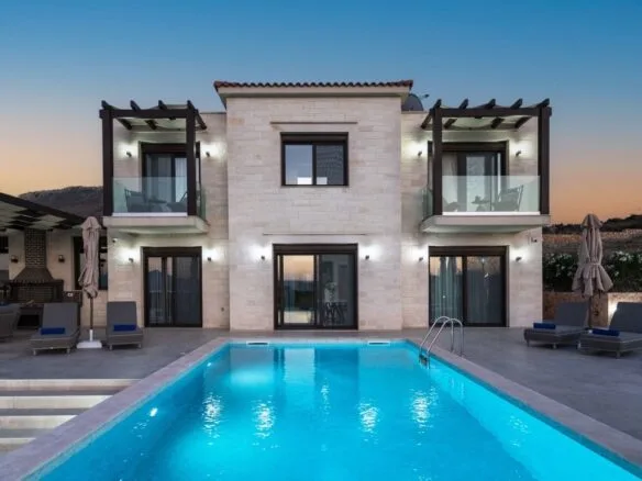 Delina stone villa in Plaka, Chania.