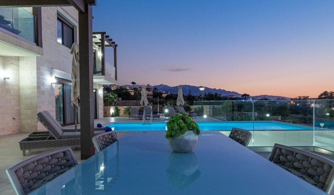 Delina stone villa in Plaka, Chania.