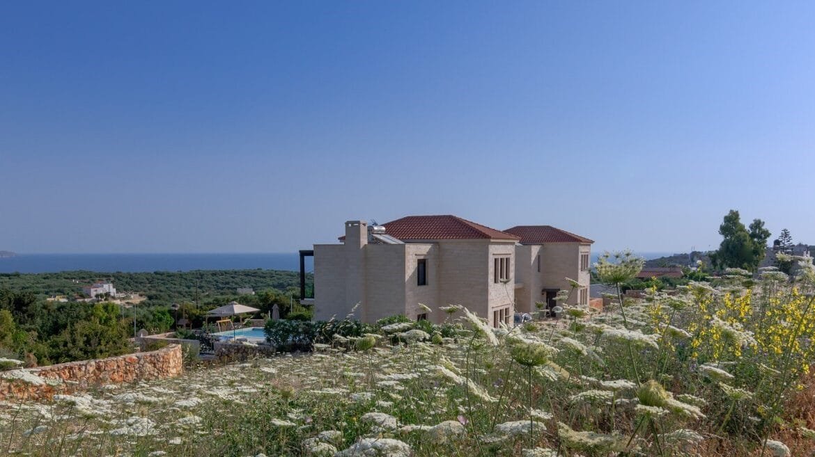 Delina stone villa in Plaka, Chania.