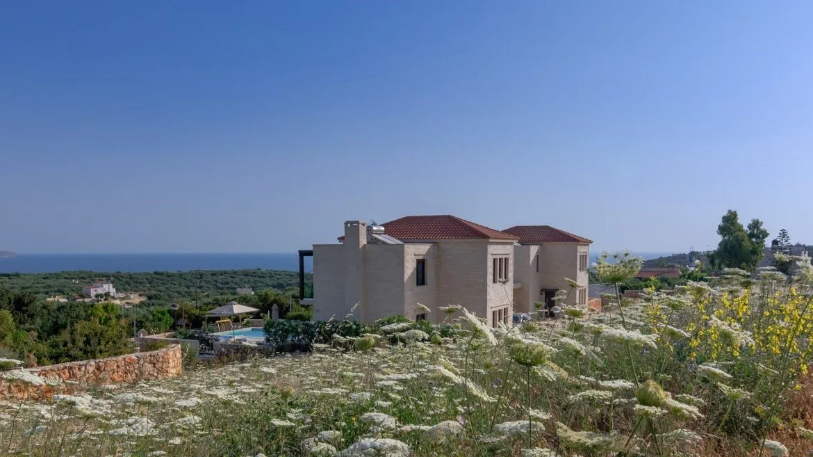 Delina stone villa in Plaka, Chania.