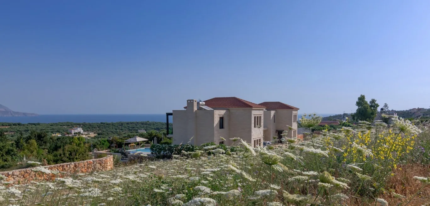Delina stone villa in Plaka, Chania.