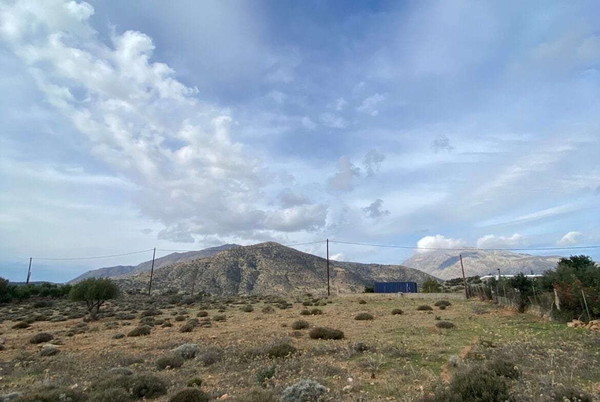 Large plot of land outside the settlement of Agia Galini.