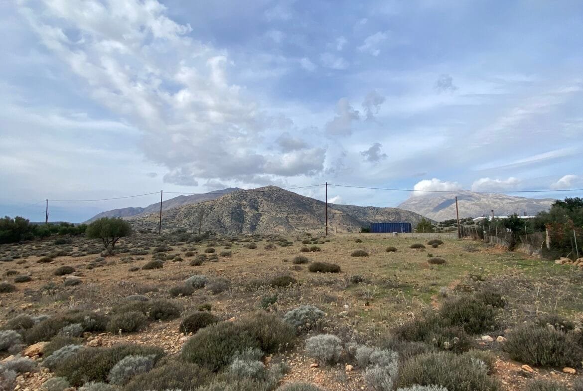 Large plot of land outside the settlement of Agia Galini.