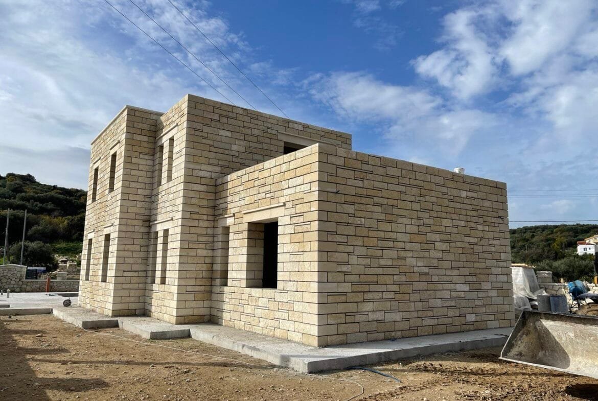 Project of Stone villa Ammos in Almyrida,  Chania.