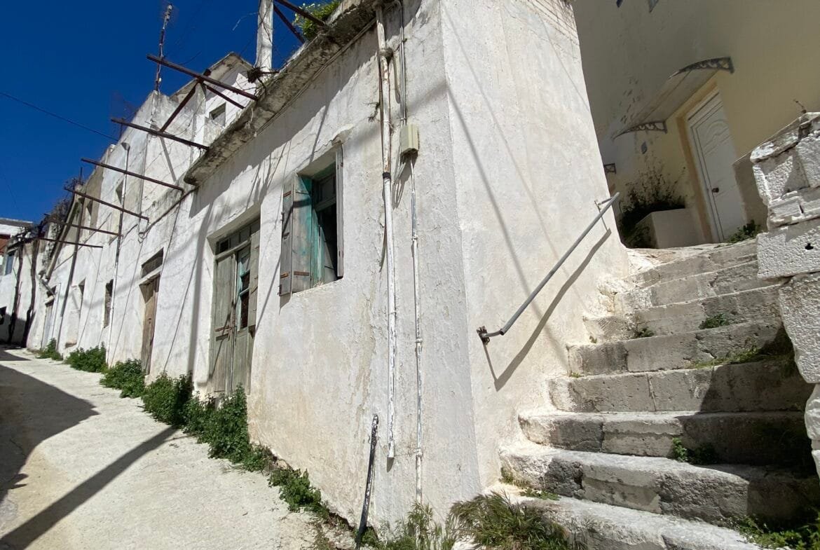 Three-storey building in Melampes.
