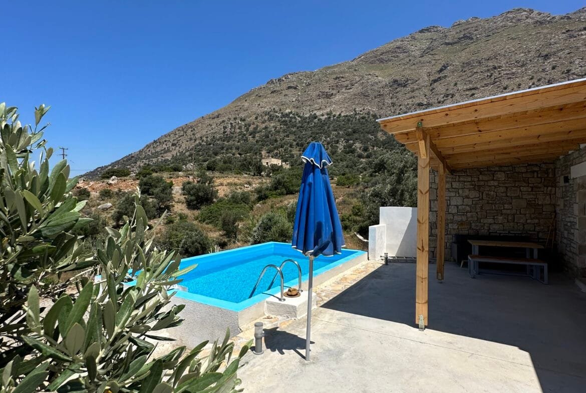 Newly built house in Triopetra.