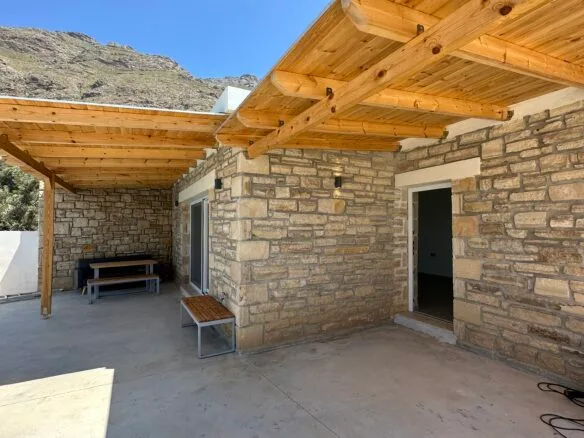 Newly built house in Triopetra.
