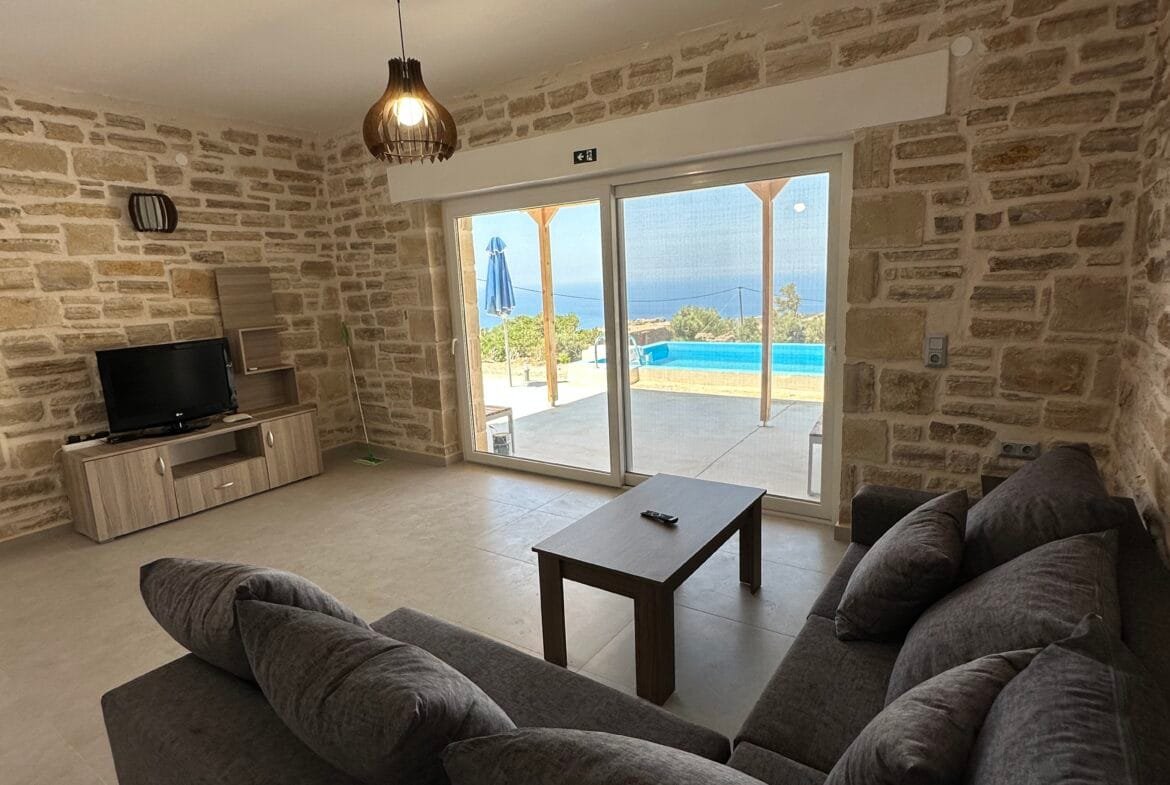 Newly built house in Triopetra.