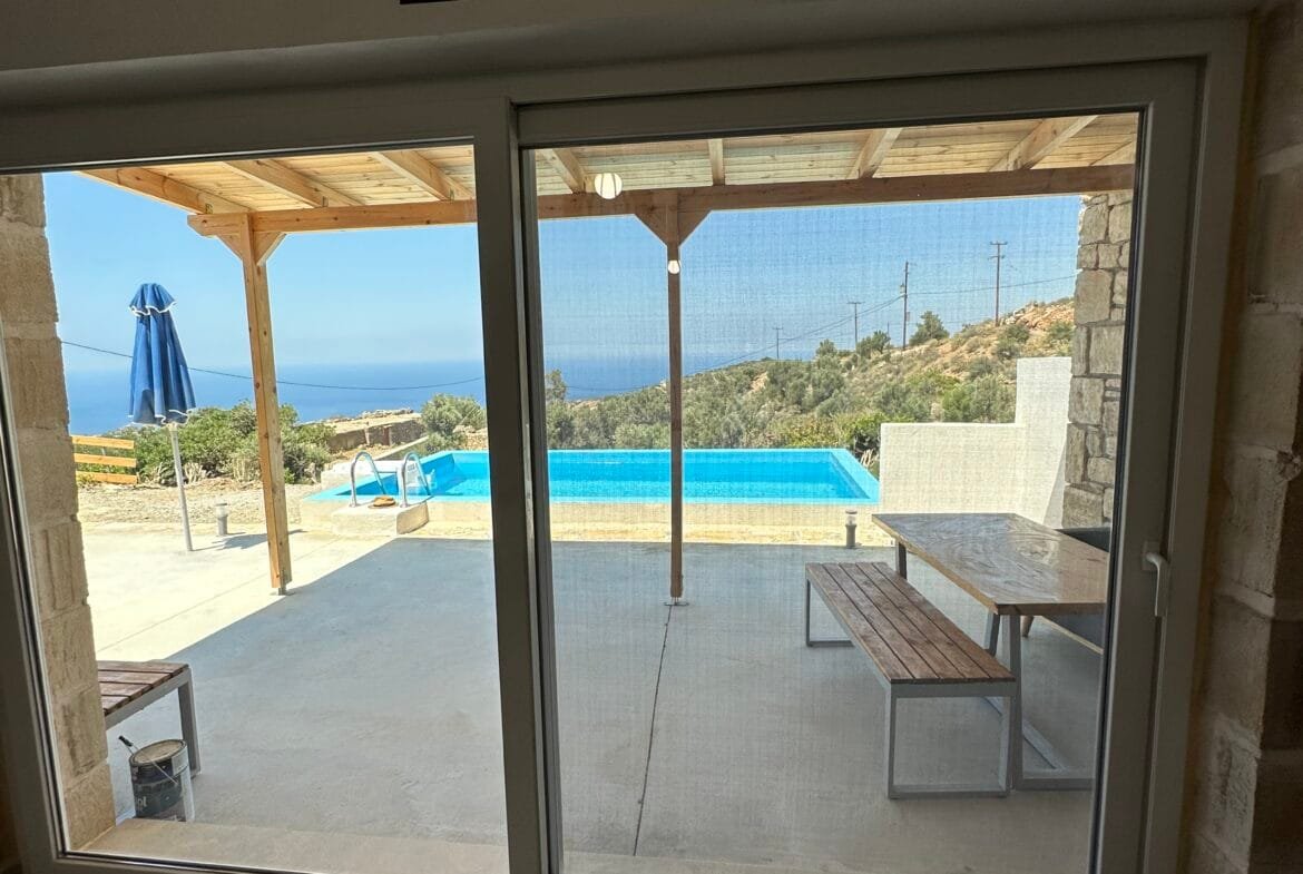Newly built house in Triopetra.