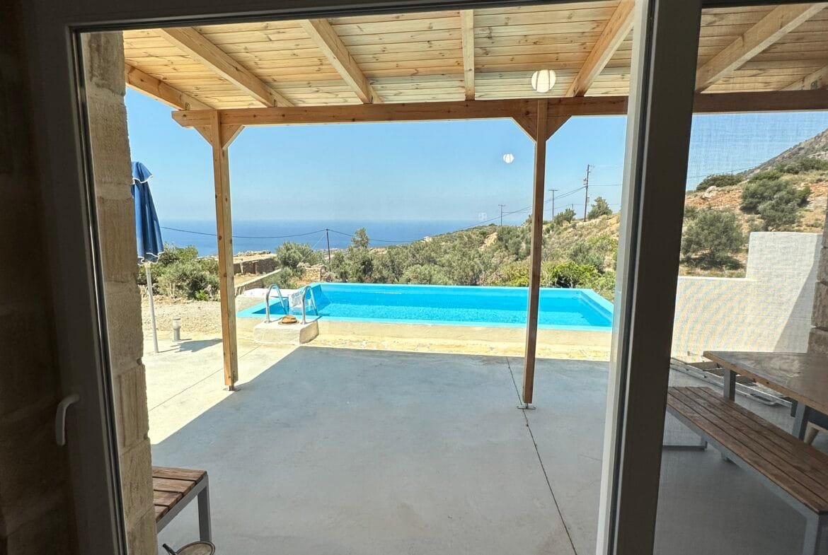 Newly built house in Triopetra.