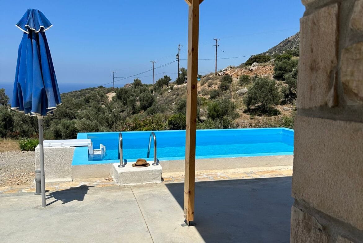 Newly built house in Triopetra.