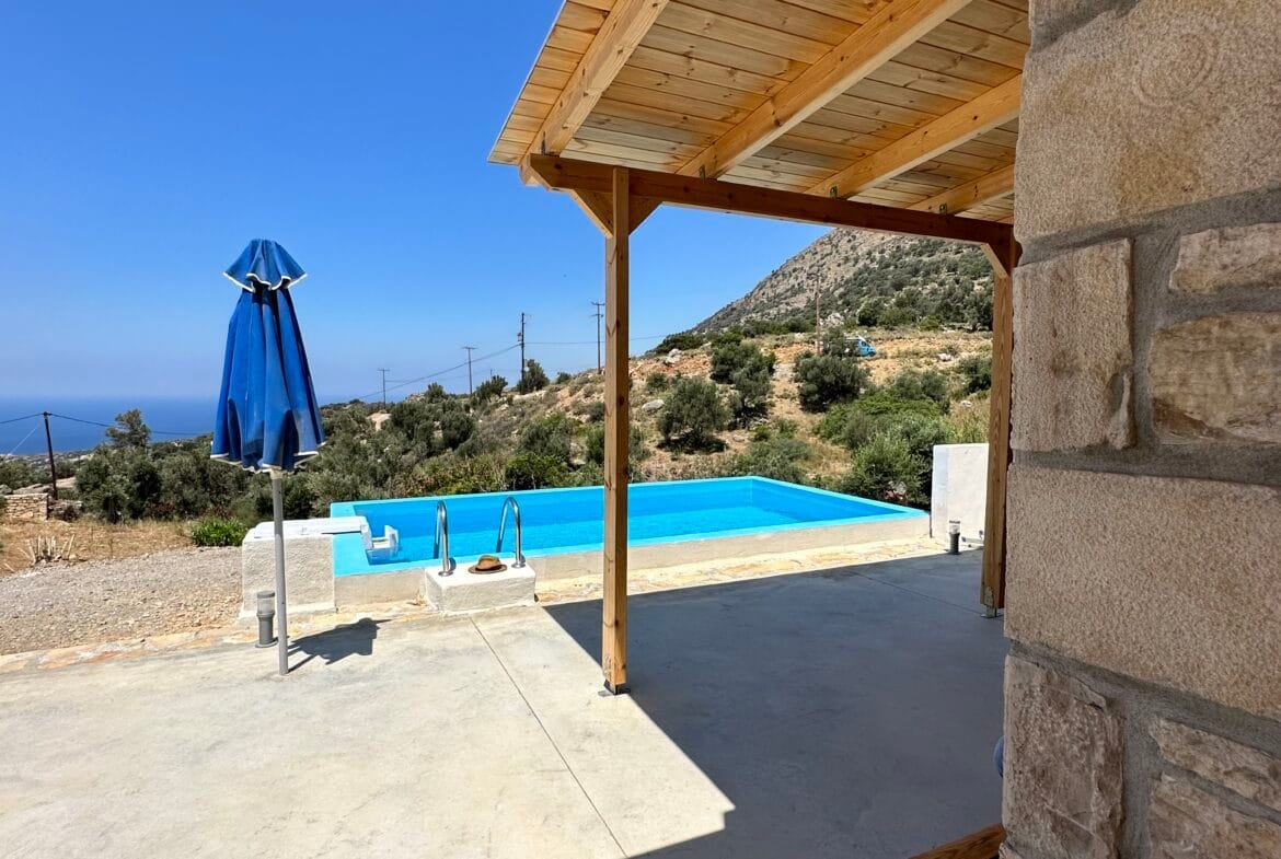 Newly built house in Triopetra.