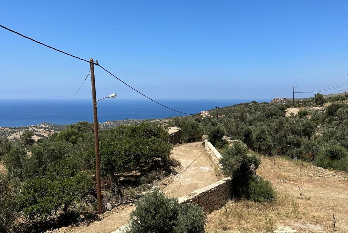 Newly built house in Triopetra.