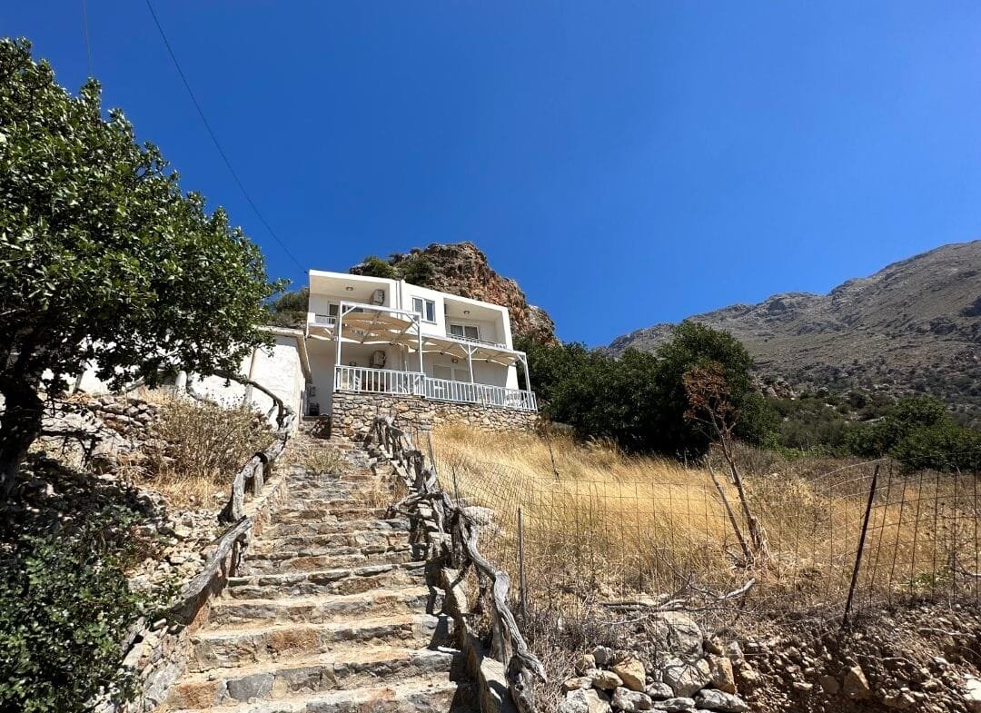 Two storey house in Triopetra.