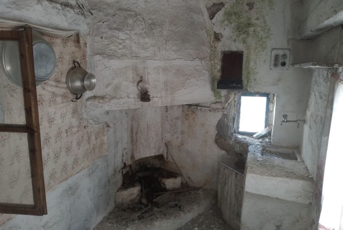 Old two story building in Melampes.