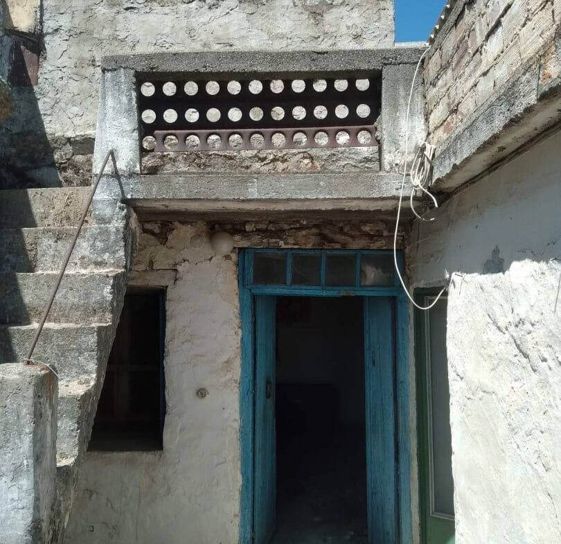 Old two story building in Melampes.