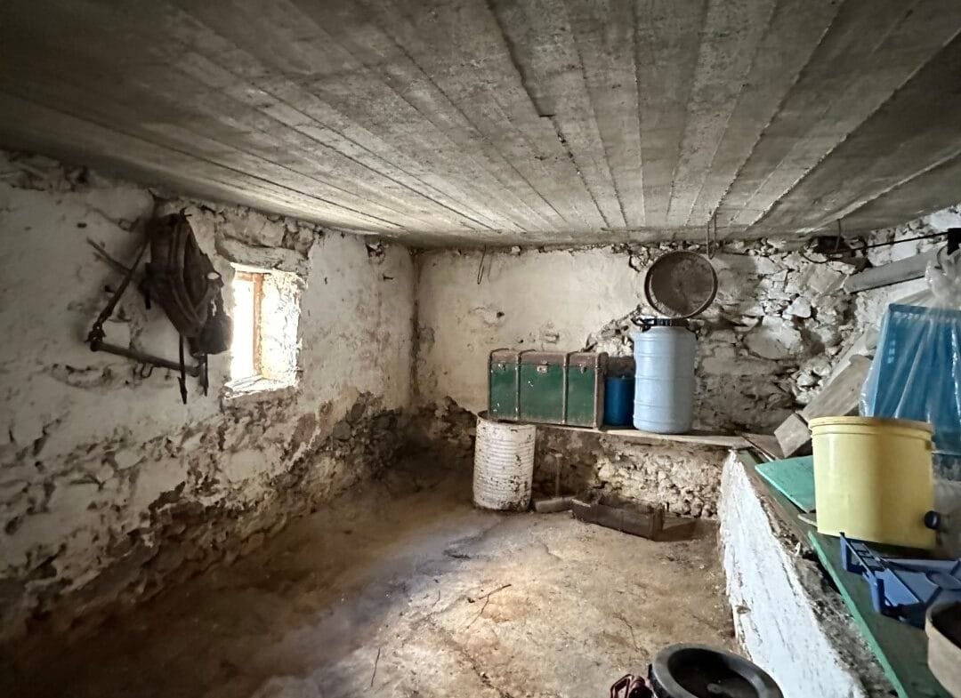 Two-storey house in the village of Vatos.