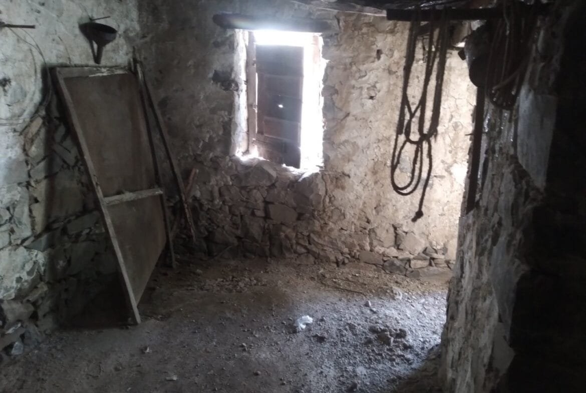Old two story building in Melampes.
