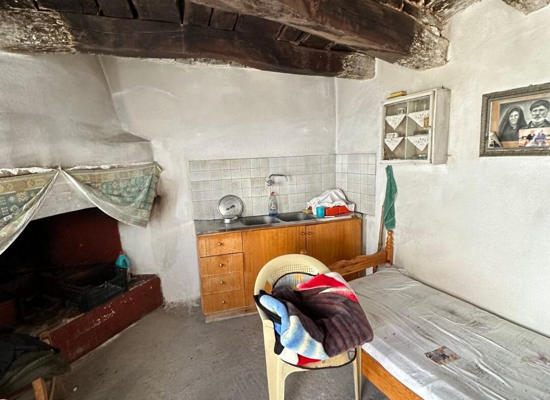 Two-storey house in the village of Vatos.
