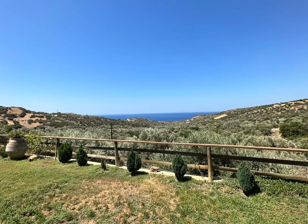 A two-bedroom house for rent in Triopetra.
