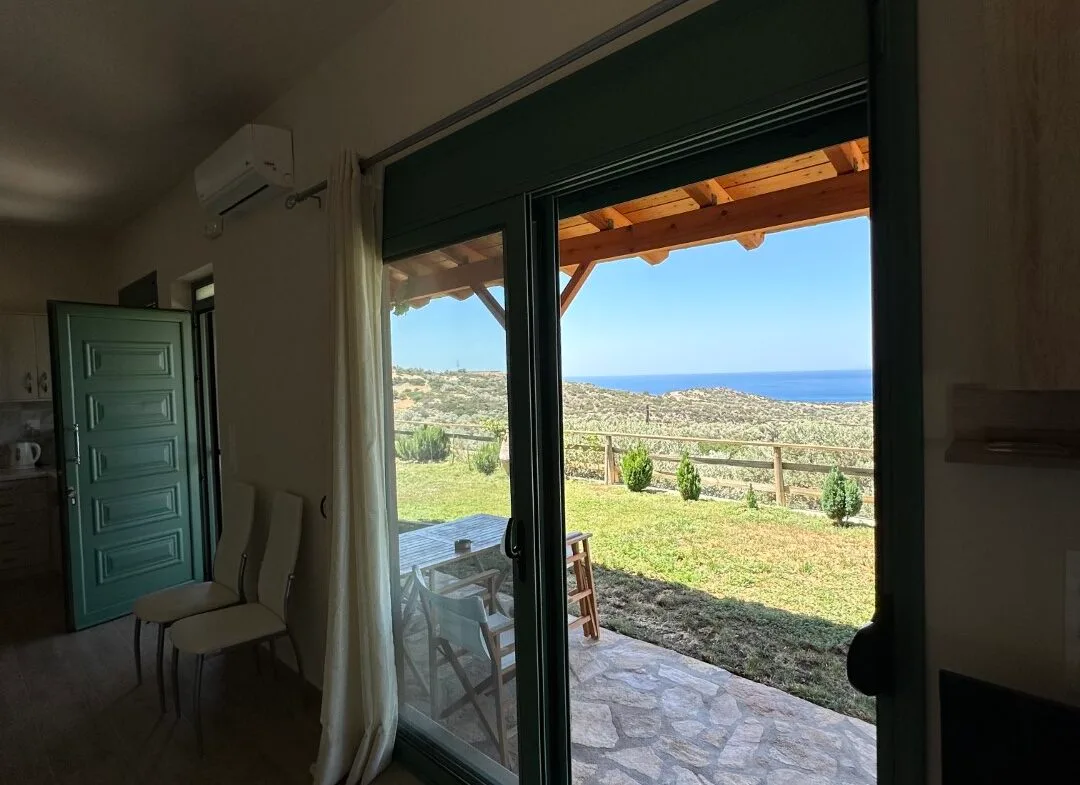 A two-bedroom house for rent in Triopetra.