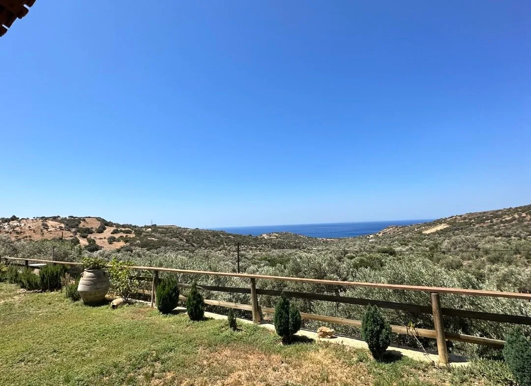 A two-bedroom house for rent in Triopetra.