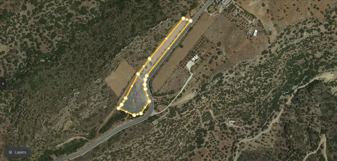 Plot of 7.145 sqm in Agia Galini.
